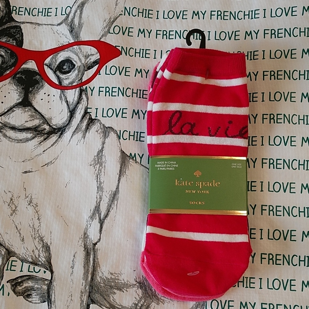 Kate Spade Ankle socks 3 pack